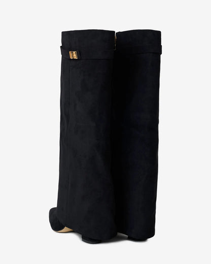 Women's Stylish Knee High Boots with Heeled Design