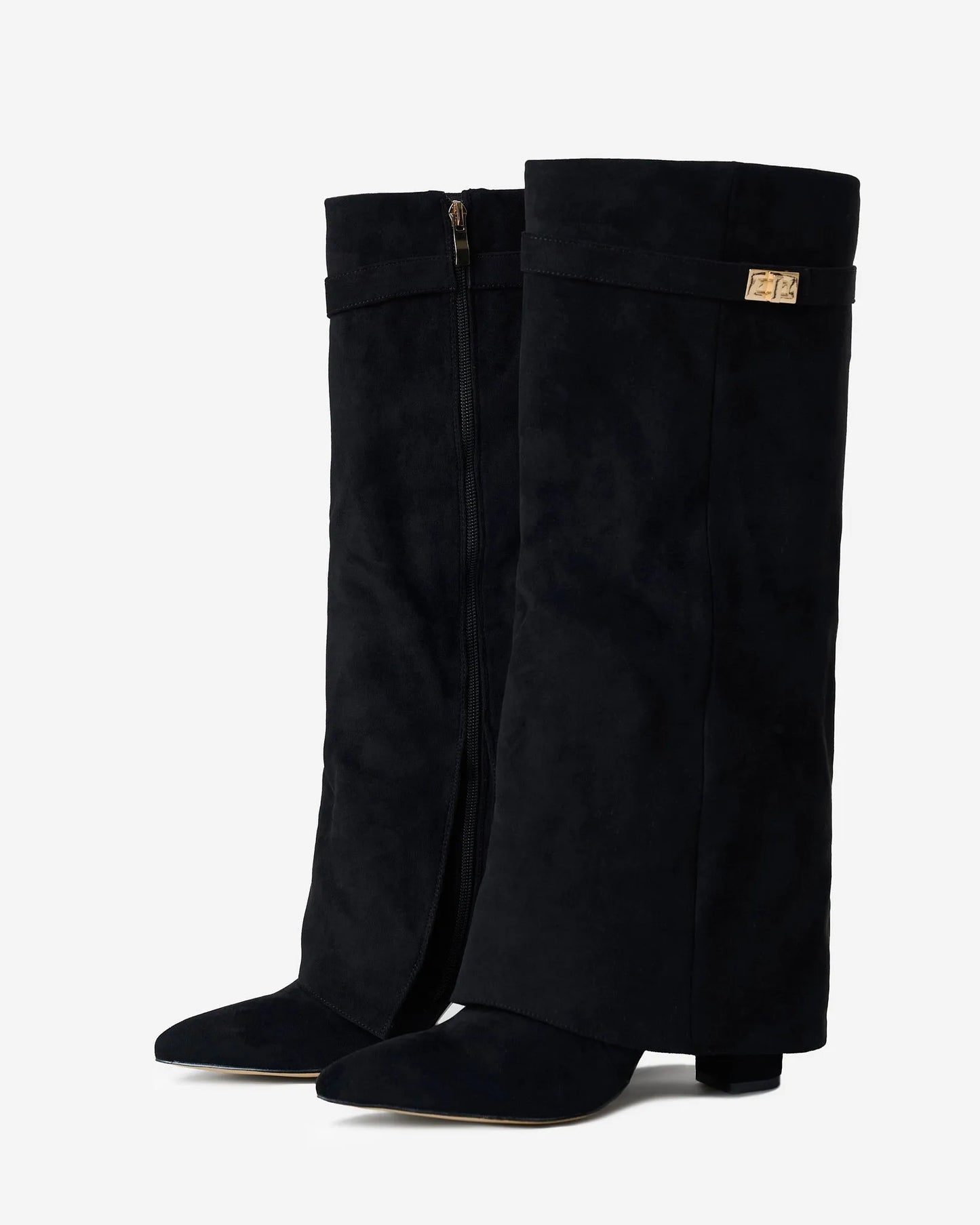 Women's Stylish Knee High Boots with Heeled Design