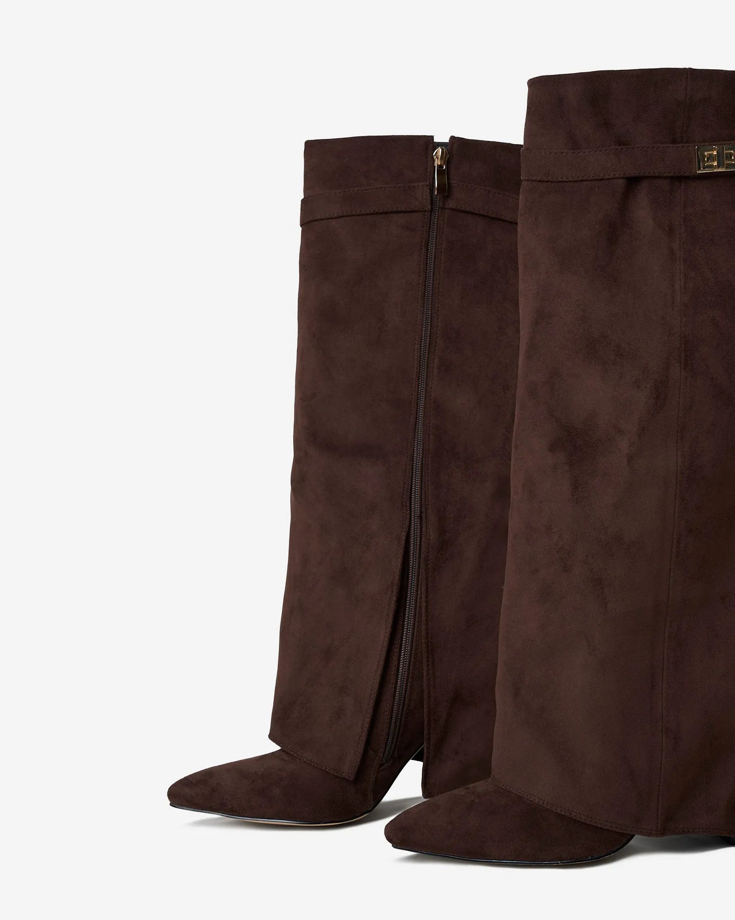 Women's Stylish Knee High Boots with Heeled Design