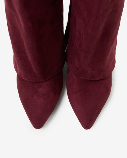 Women's Stylish Knee High Boots with Heeled Design