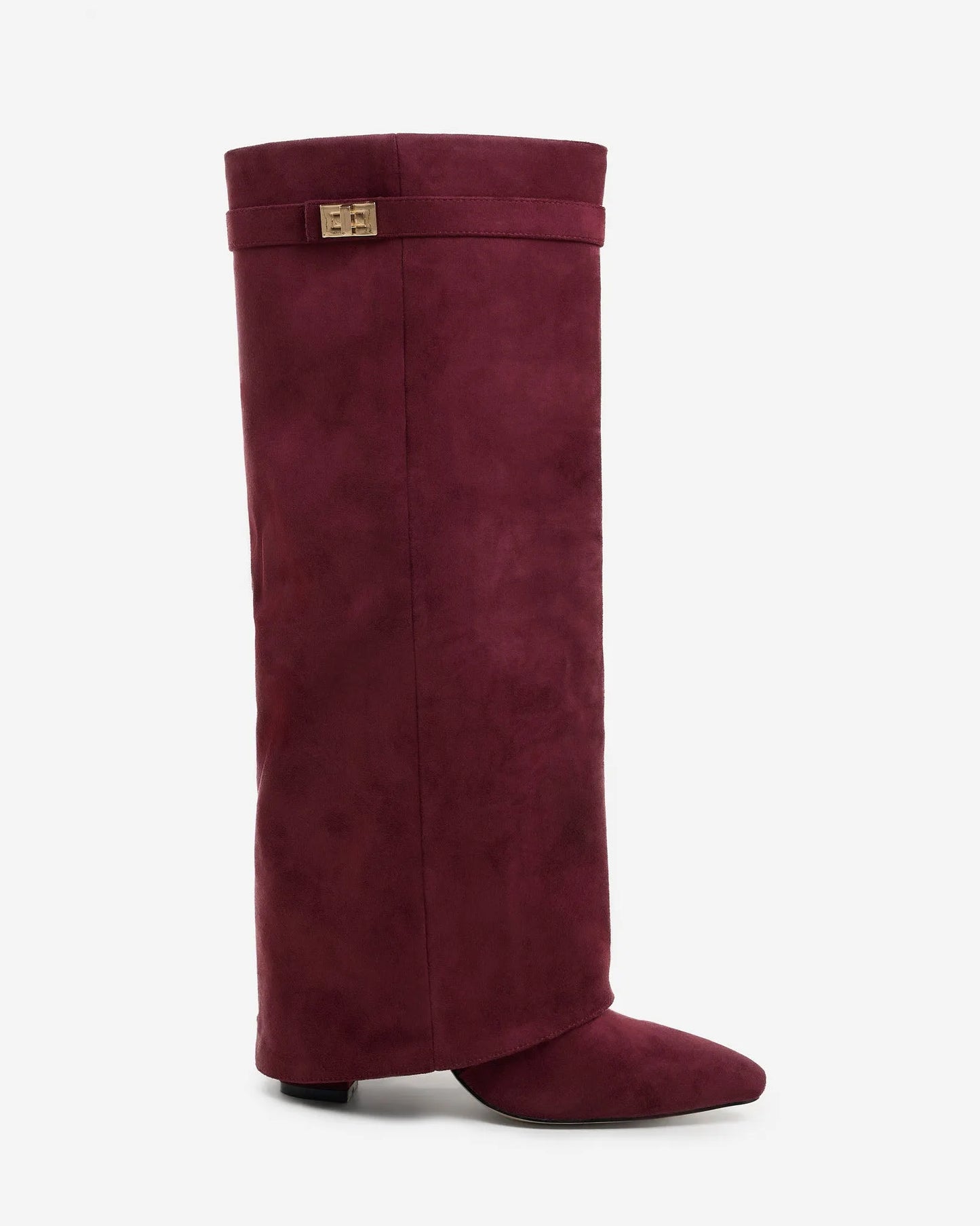 Women's Stylish Knee High Boots with Heeled Design