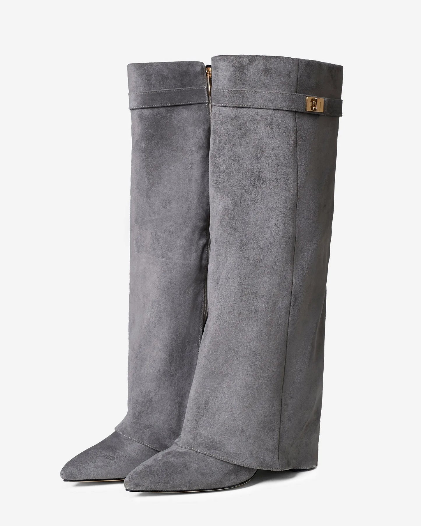 Women's Stylish Knee High Boots with Heeled Design