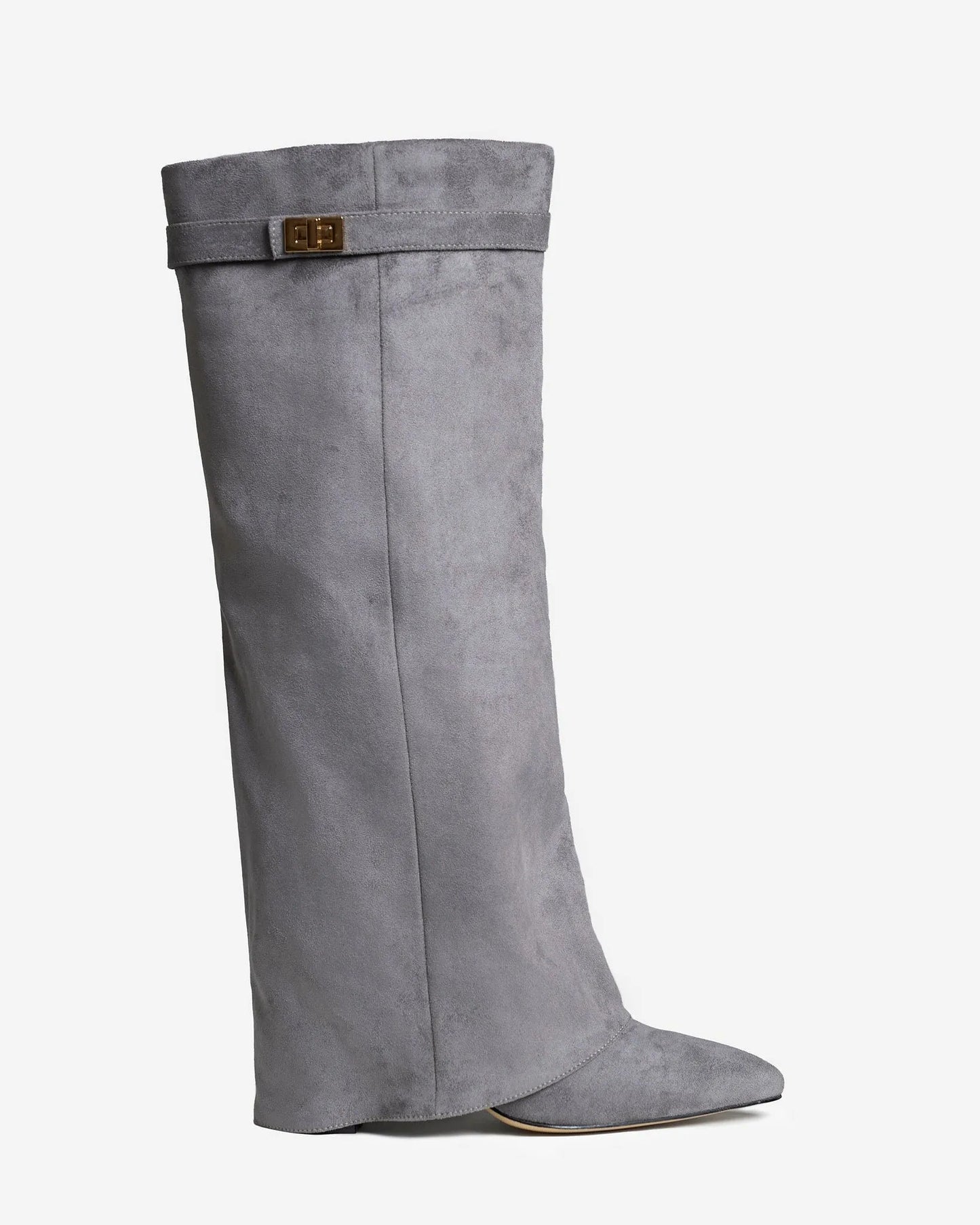 Women's Stylish Knee High Boots with Heeled Design