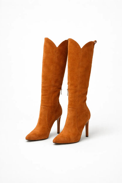 Women's Stylish Knee High Boots with Heeled Sole