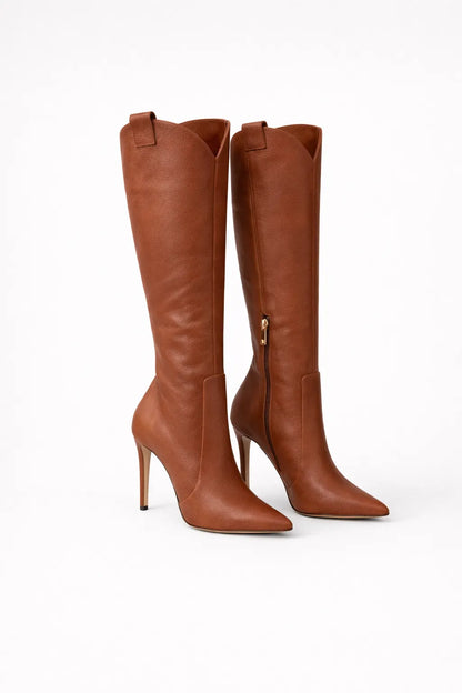Women's Stylish Knee High Boots with Heeled Sole