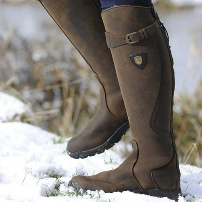 Women's Stylish Knee High Boots with Low Heel