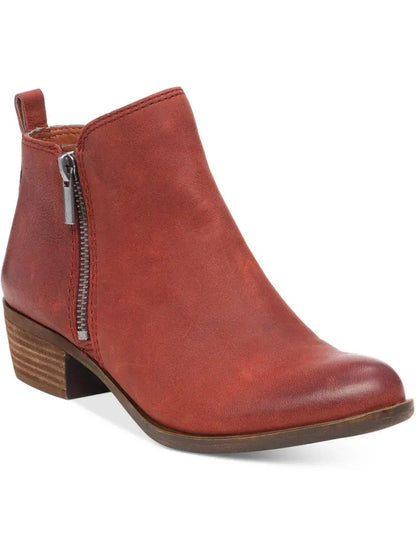 Women's Vintage Ankle Boots with Block Heel
