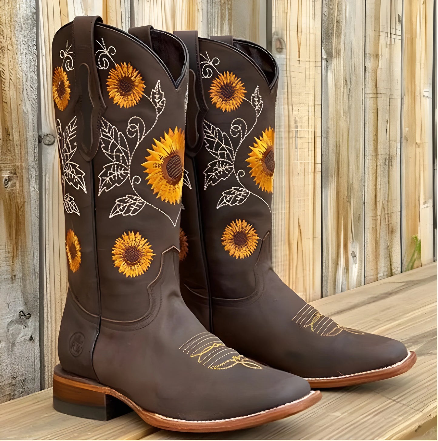 Women's Vintage Casual Boots with Heeled Base