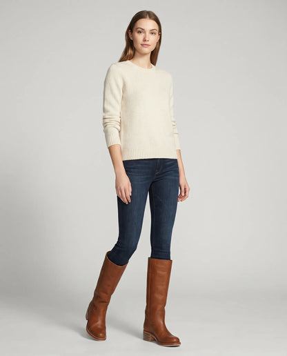 Women's Vintage Knee High Boots with Block Heel