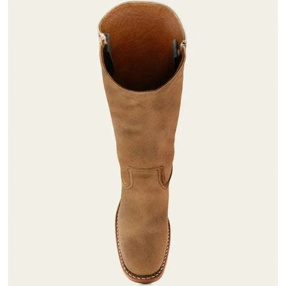 Women's Vintage Knee High Boots with Block Heel