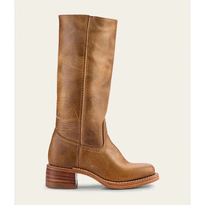 Women's Vintage Knee High Boots with Block Heel
