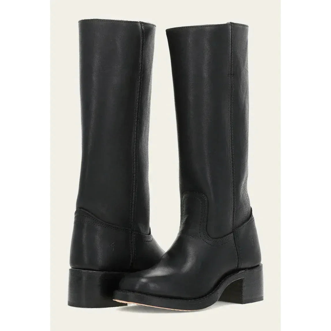 Women's Vintage Knee High Boots with Block Heel