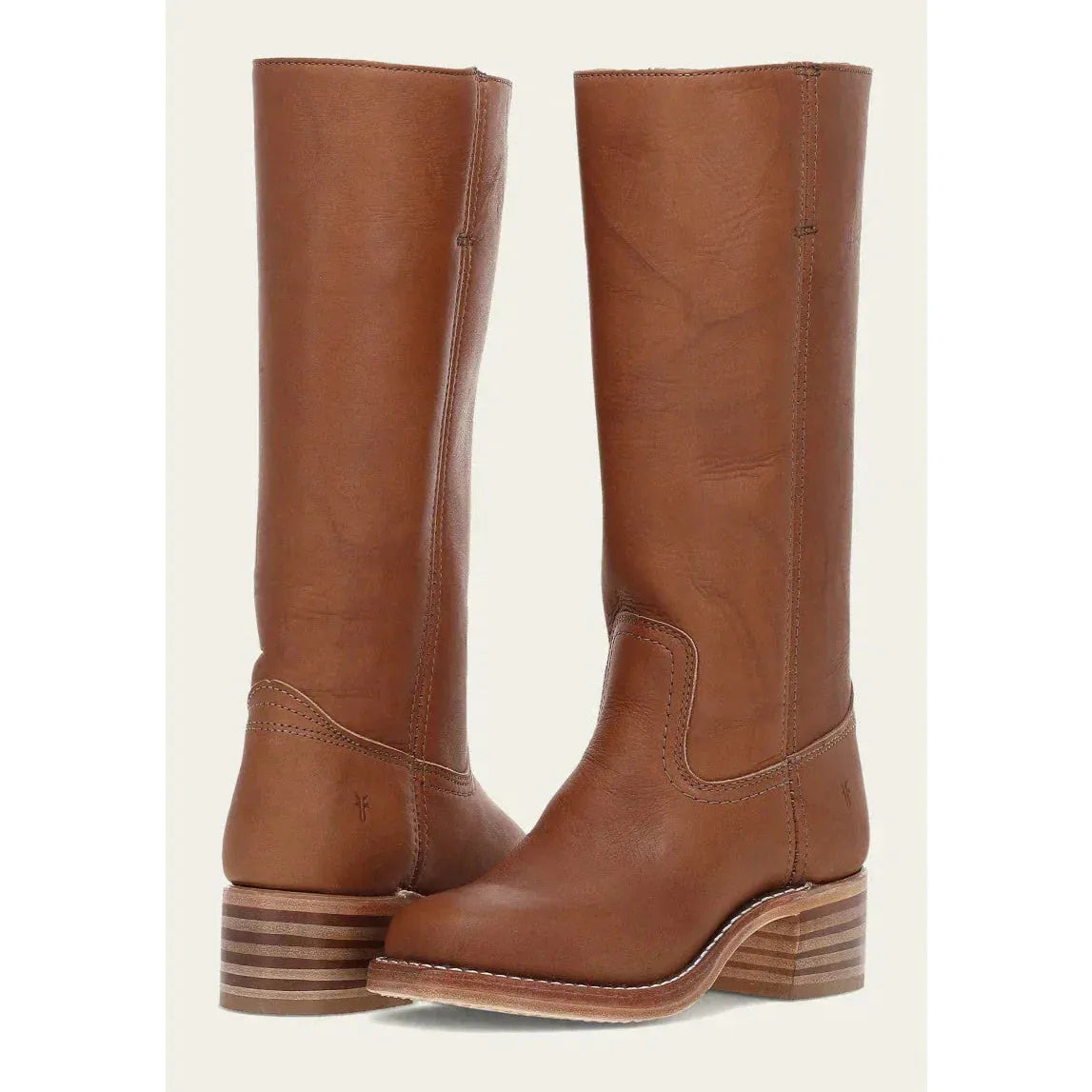 Women's Vintage Knee High Boots with Block Heel