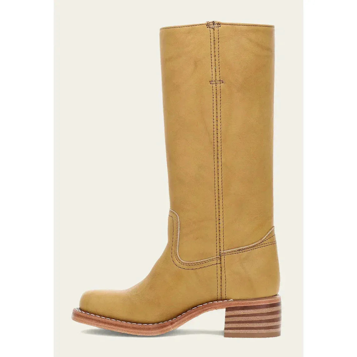 Women's Vintage Knee High Boots with Block Heel