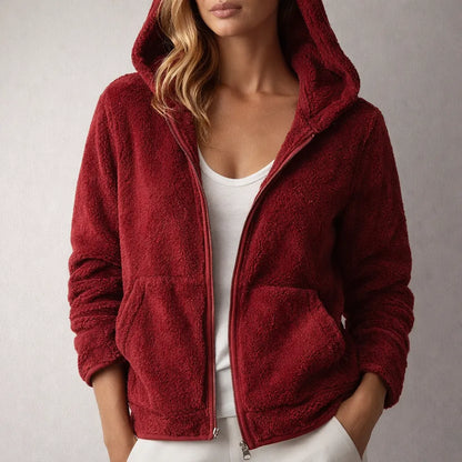 Women’s Warm Comfy Hoodie with Zip-Up
