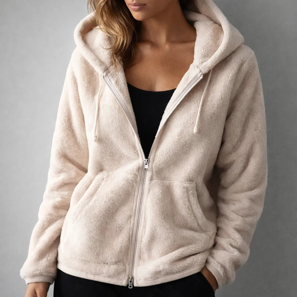 Women’s Warm Comfy Hoodie with Zip-Up