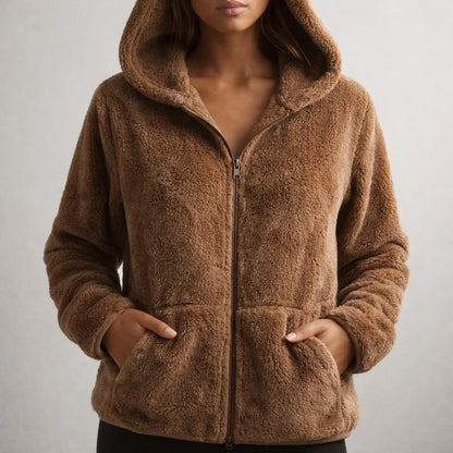 Women’s Warm Comfy Hoodie with Zip-Up