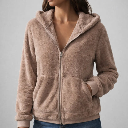 Women’s Warm Comfy Hoodie with Zip-Up