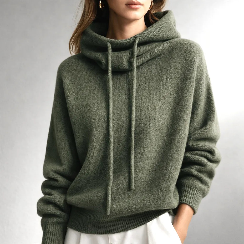 Women’s Warm Cozy Hoodie with Drawstring