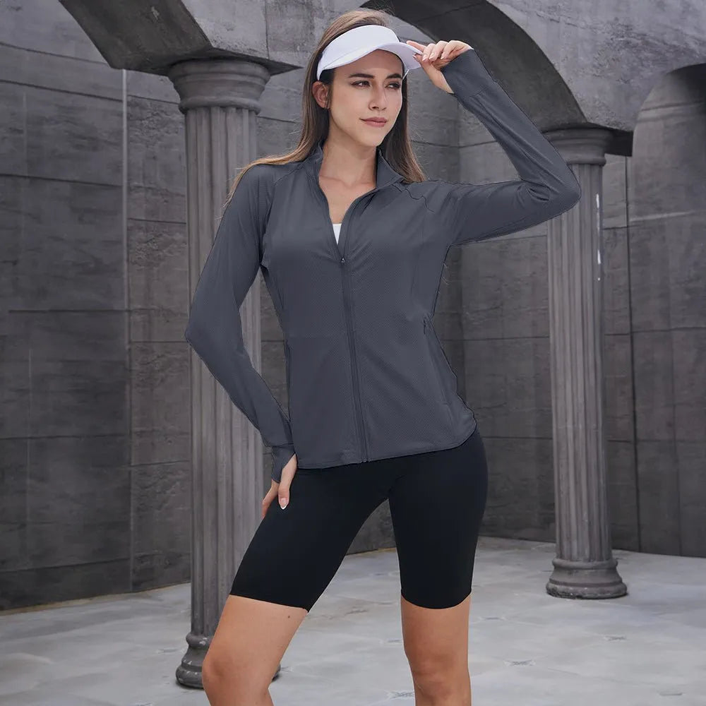 Women’s Lightweight Running Jacket with Pockets