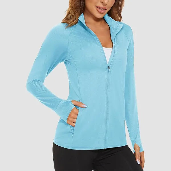 Women’s Lightweight Running Jacket with Pockets