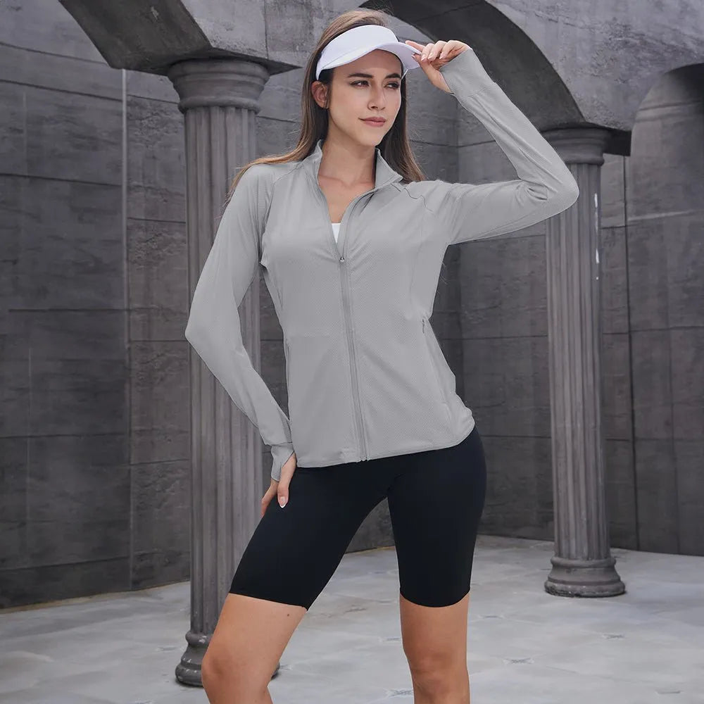 Women’s Lightweight Running Jacket with Pockets