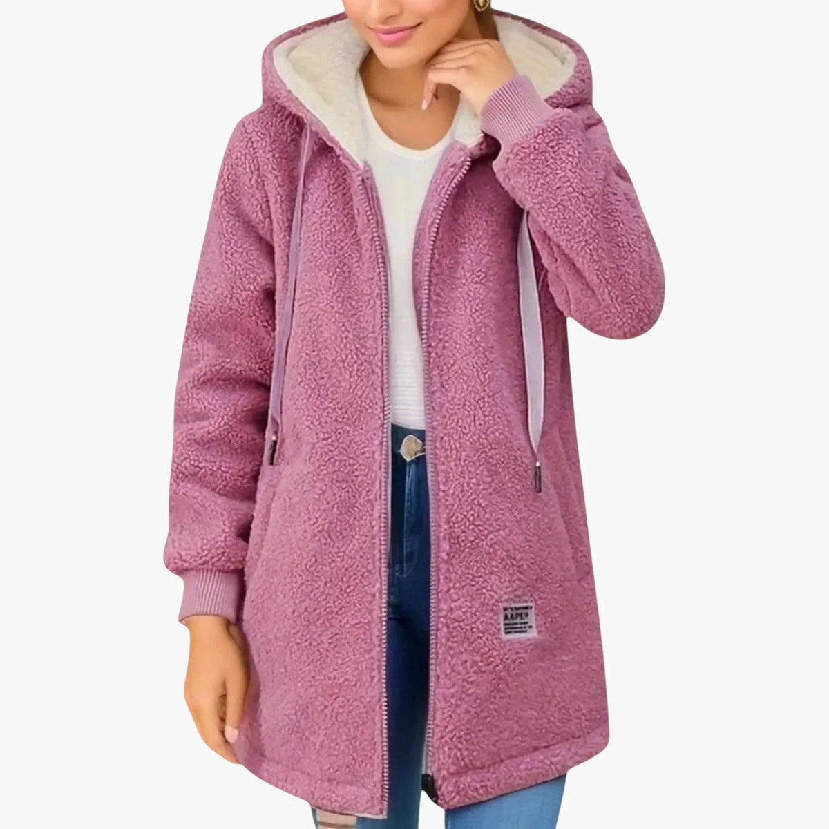 Women’s Long Casual Jacket with Hood