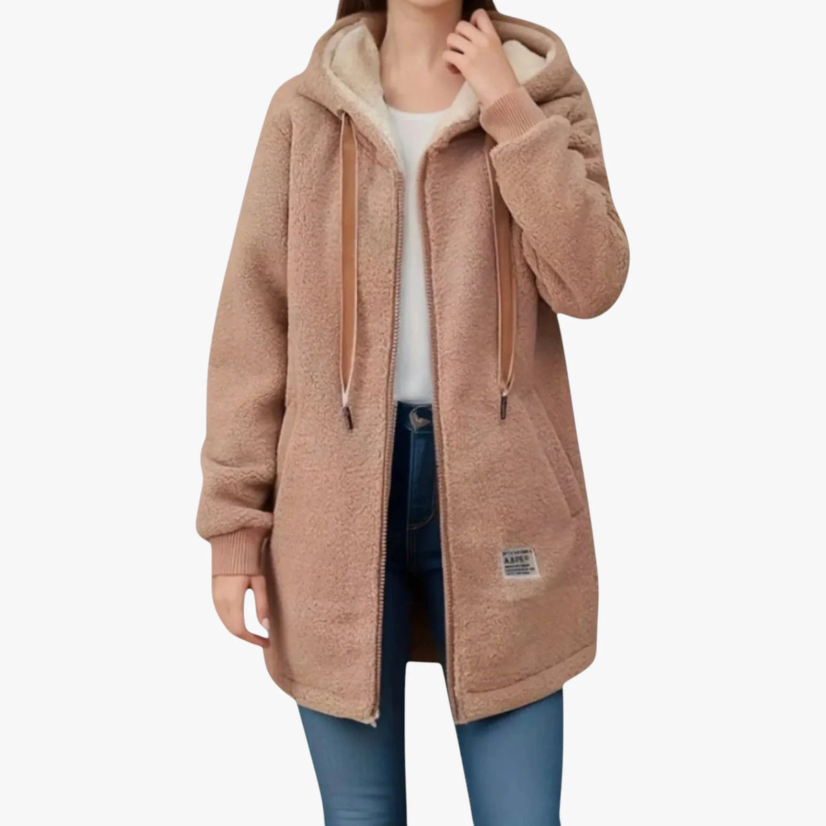 Women’s Long Casual Jacket with Hood