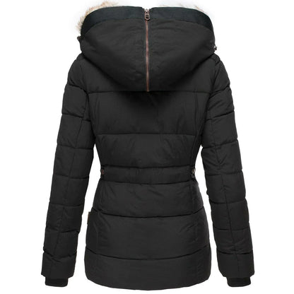 Women’s Long Padded Winter Jacket with Hood