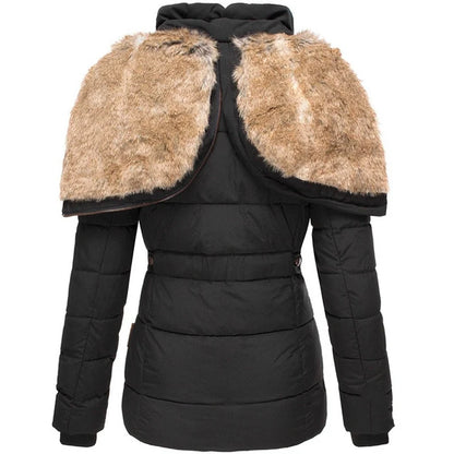 Women’s Long Padded Winter Jacket with Hood
