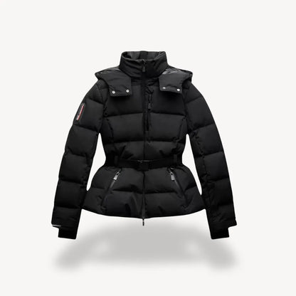 Women’s Padded Quilted Winter Jacket with Hood