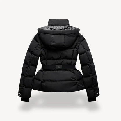 Women’s Padded Quilted Winter Jacket with Hood
