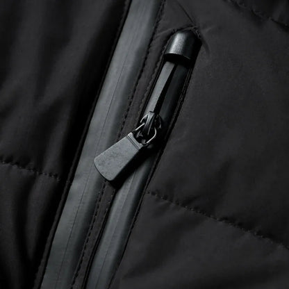 Women’s Padded Quilted Winter Jacket with Hood