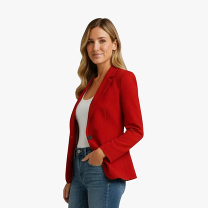 Women’s Work Lightweight Blazer with Button Closure