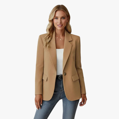 Women’s Work Lightweight Blazer with Button Closure