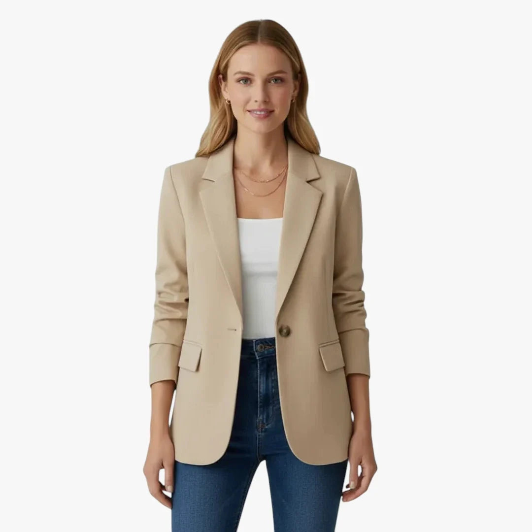 Women’s Work Lightweight Blazer with Button Closure