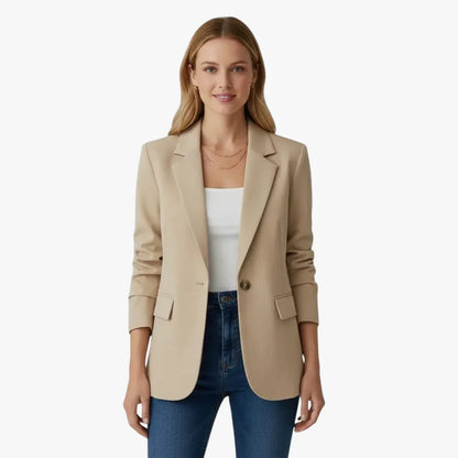 Women’s Work Lightweight Blazer with Button Closure