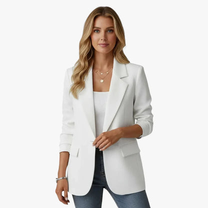 Women’s Work Lightweight Blazer with Button Closure